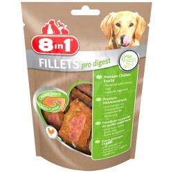 8in1 Pro Digest Sindirim Sistemi Destekleyici Tavuk Filetolu Köpek Ödülü 80 gr - 8in1