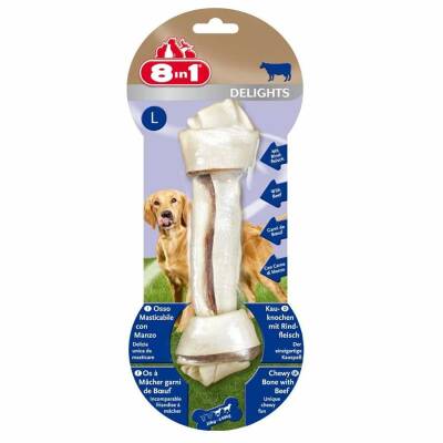 8in1 Delights L Biftekli Ödül Kemiği 85 gr - 1