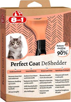 8in1 Perfect Coat Deshedder Furminator Tüy Toplayıcı Kedi Tarağı - 1