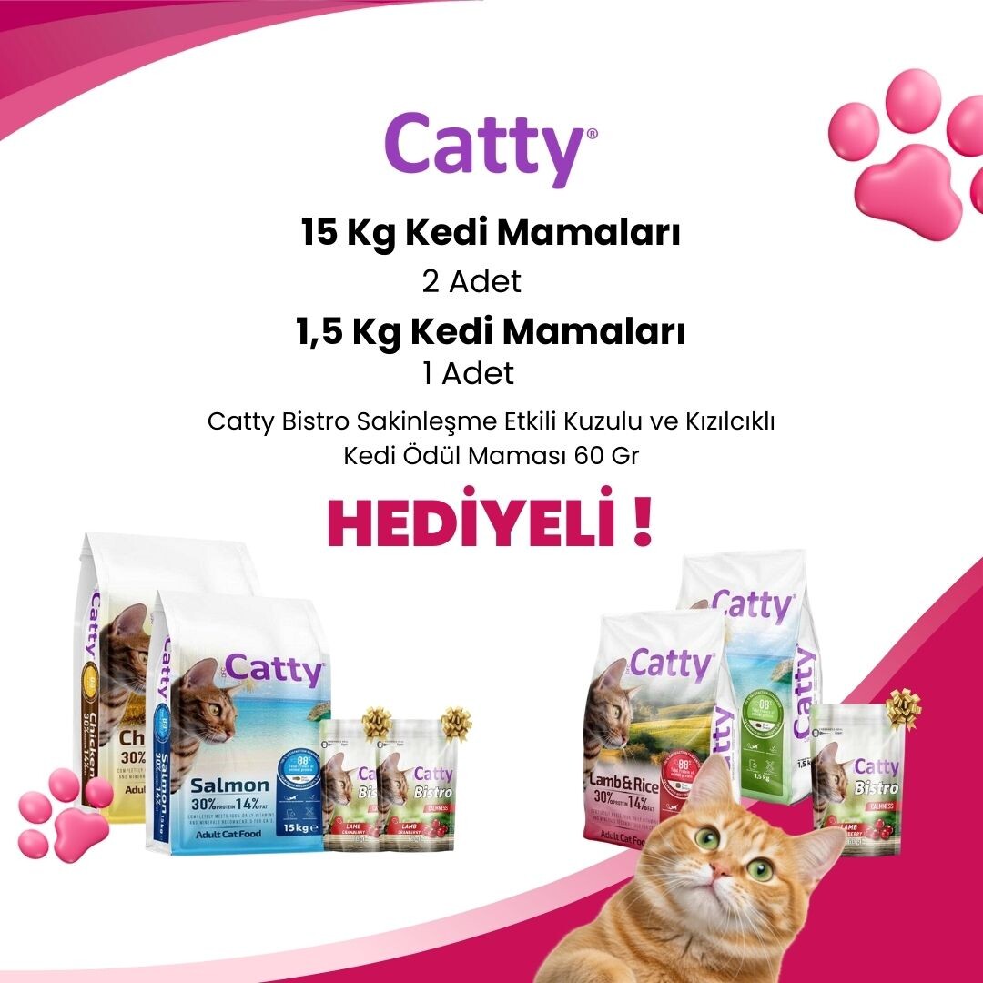 Catty 1,5 ve 15 Kg Kedi Kampanyaları