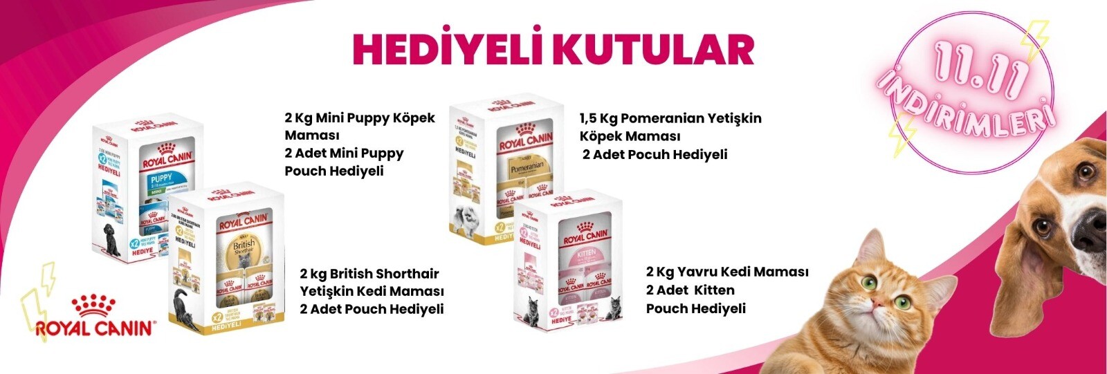 Royal Canin Pouch Hediye