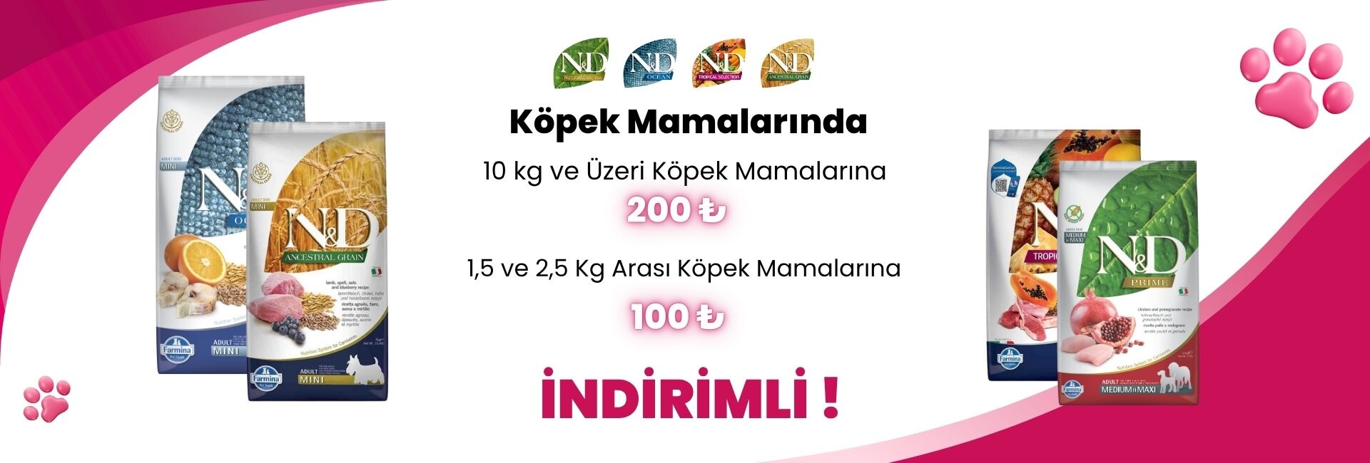 N&D Köpek Mamaları