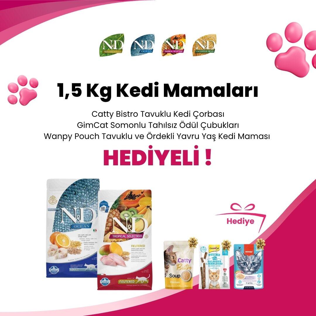 N&D 1,5 Kg Kedi Mamaları