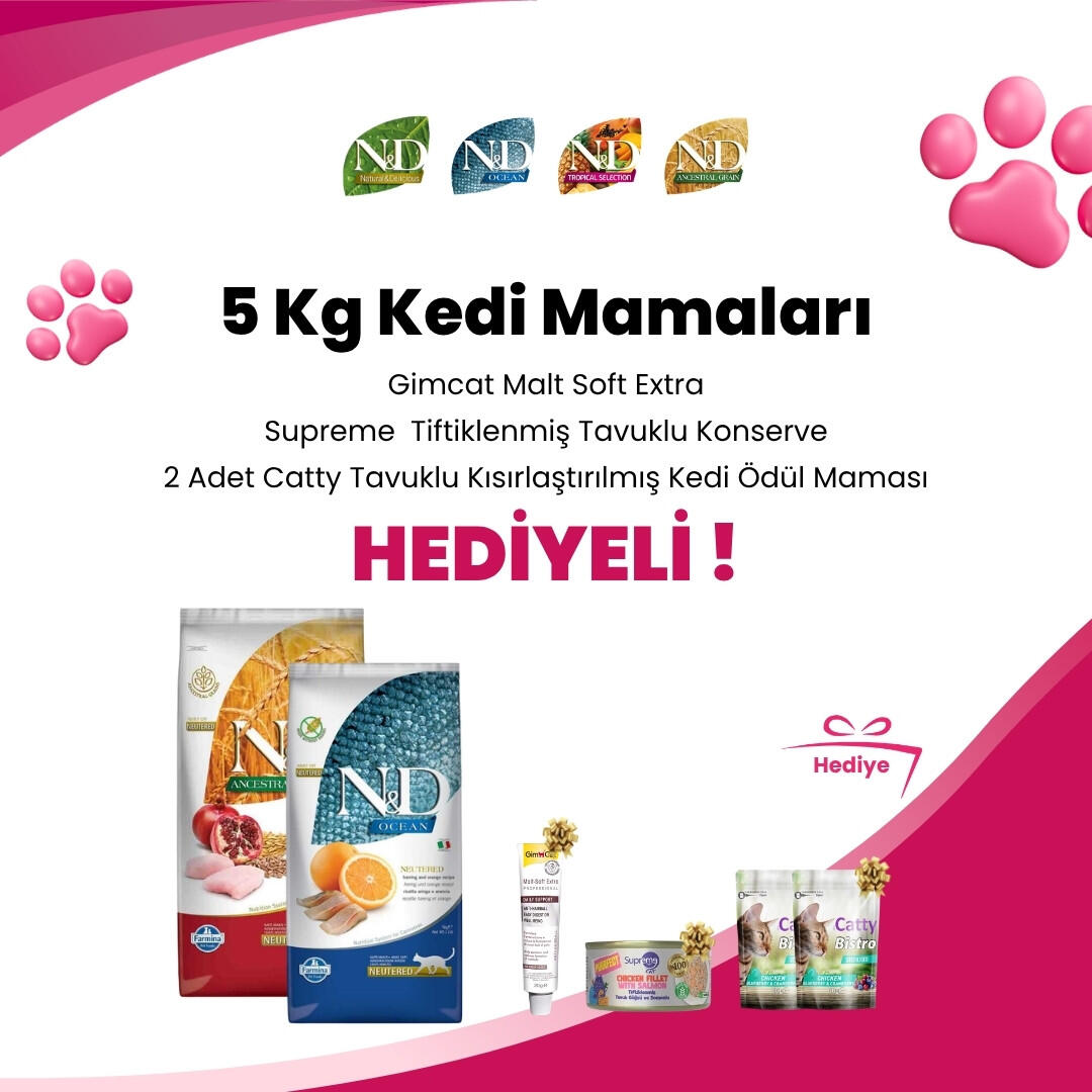 N&D 5 Kg Kedi Mamaları