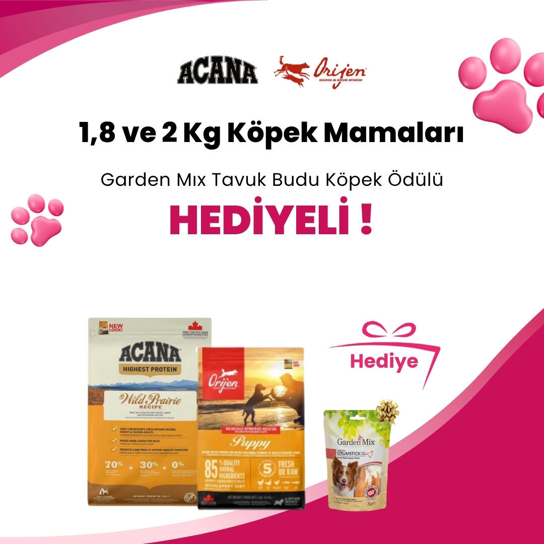 Acana ve Orijen 1,8 ve 2 Kg Köpek Mamaları