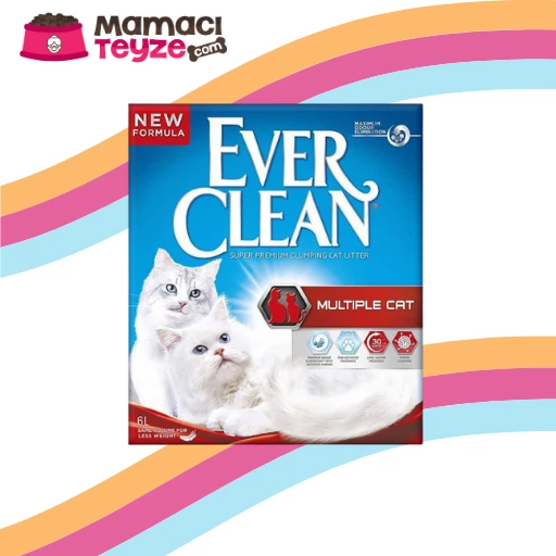 Ever Clean Multiple Cat İnce Topaklaşan Bentonit Kedi Kumu