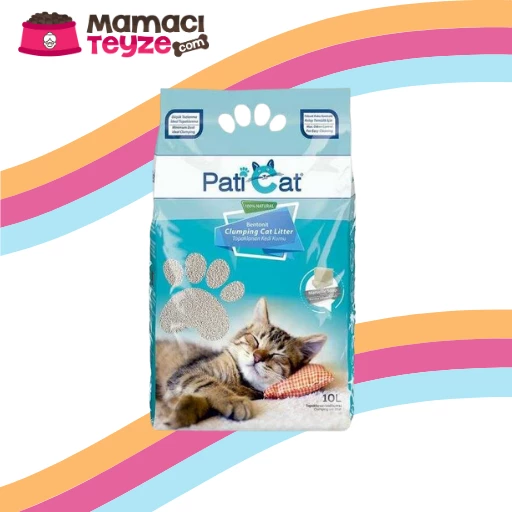 Paticat Marsilya Sabunlu Topaklanan Kalın Taneli Kedi Kumu