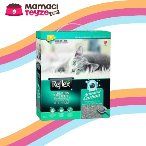 Reflex Aktif Karbonlu Formül Topaklanan Bentonit Kedi Kumu