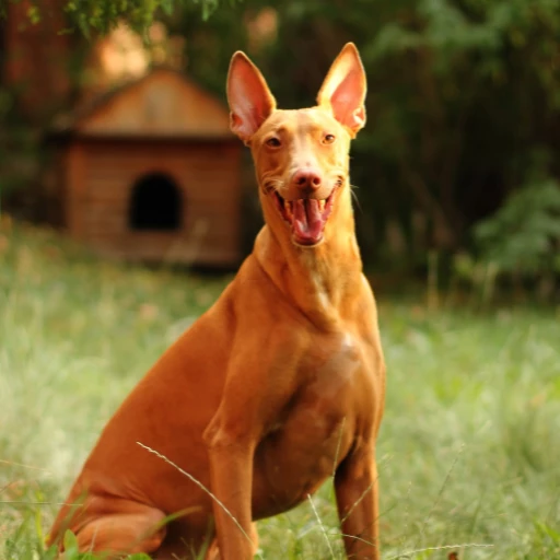 uzun kulaklı bir köpek türü olan firavun tazısı görseli