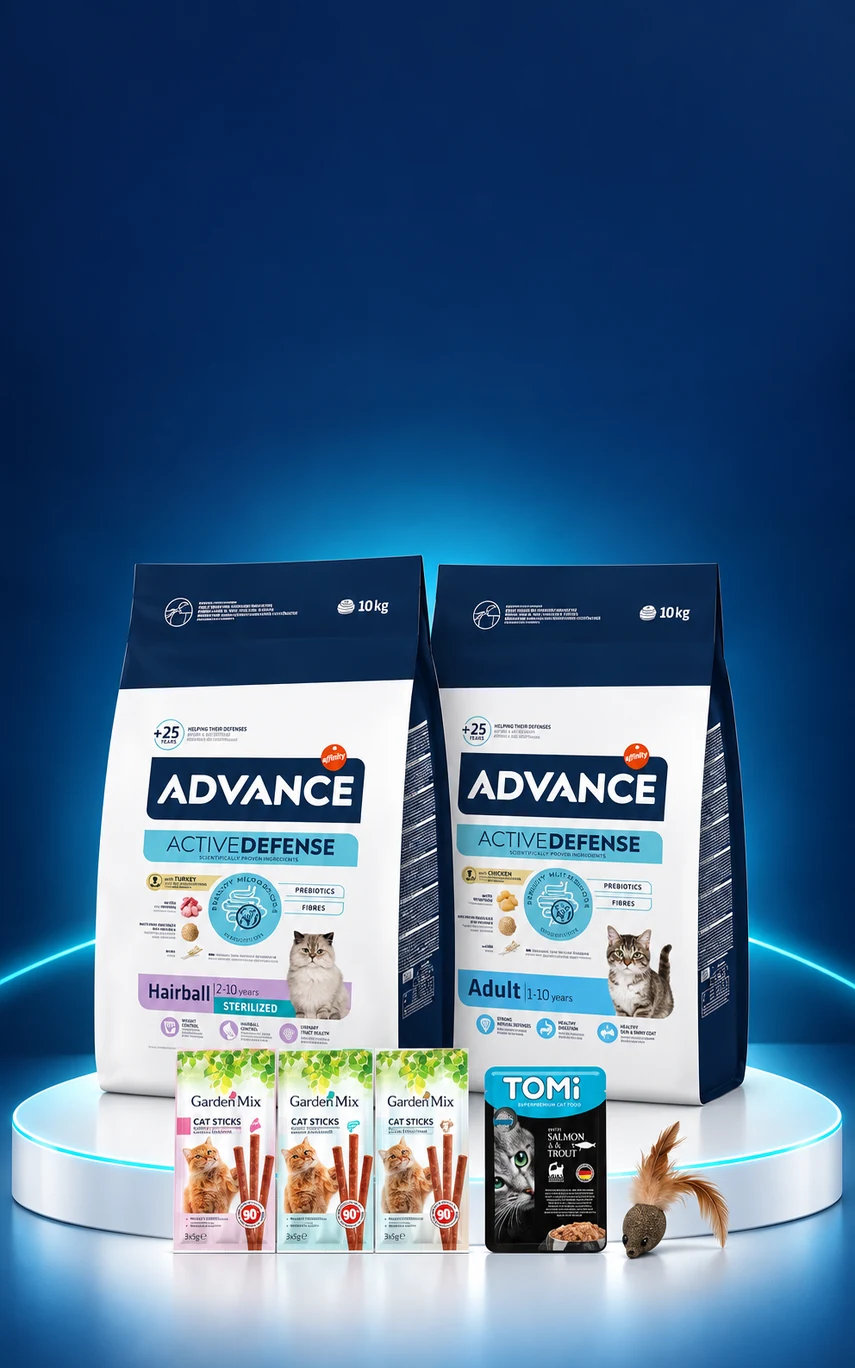 Advance 10 kg Kedi Mamalarına Hediyeler