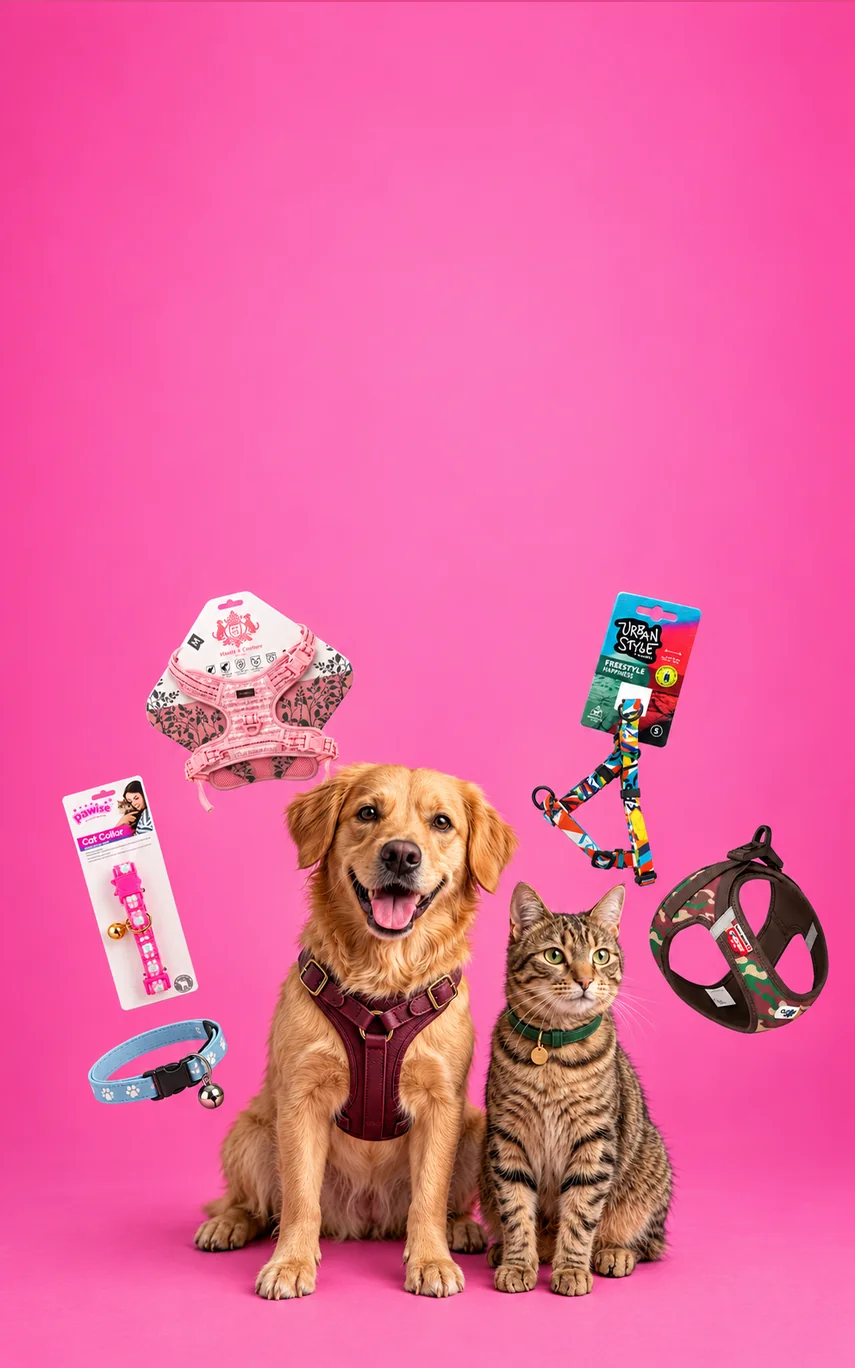 Kedi ve Köpek Aksesuarlarında %15 İndirim