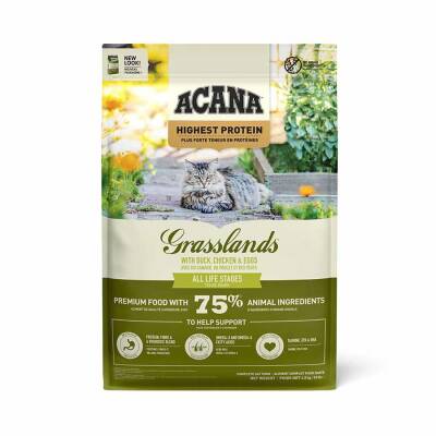 ACANA Grasslands Kedi Maması 4,5 kg - Tüm Irk ve Yaşam Evreleri İçin - 1