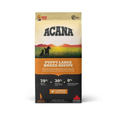 ACANA Heritage Puppy Large Breed Büyük Irk Tahılsız Yavru Köpek Maması 17 kg - 1