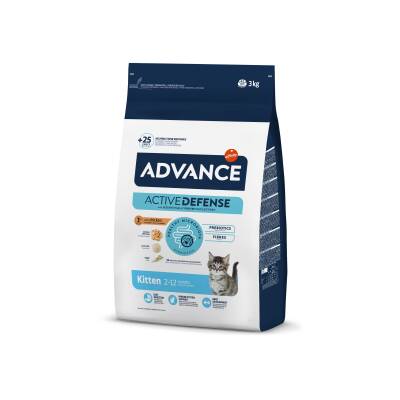 Advance Cat Kitten Tavuklu Yavru Kedi Maması 3 kg - 1