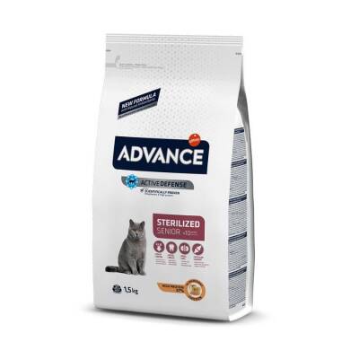 Advance Cat Sterilised Senior Kısırlaştırılmış 10 Yaş Üzeri Kedi Maması 1,5 kg - 1