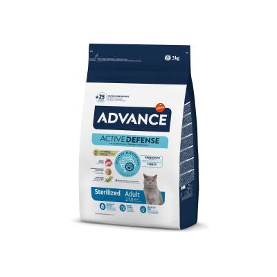 Advance Kısırlaştırılmış Hindili Yetişkin Kedi Maması 3 kg - 1