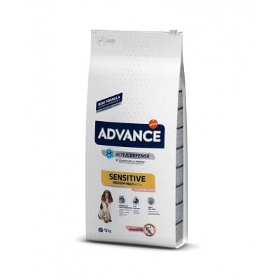 Advance Dog Sensitive Salmon Somonlu Yetişkin Köpek Maması 12 kg - 1