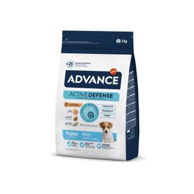 Advance Küçük Irk Yavru Tavuklu Köpek Maması 3 kg - 1