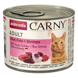 Animonda Carny Hindi Etli Karidesli Kedi Konservesi 200 gr - Animonda