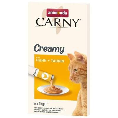 Animonda Snack Carny Tavuk & Taurin Kedi Kreması 6 X 15 gr - 1