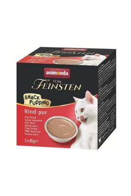 Animonda Vom Feinsten Snack Biftekli Kedi Pudingi 3 X 85 gr - 1