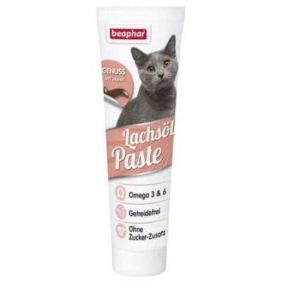 Beaphar Somonlu ve Omega 3 Destekli Kedi Vitamin Macunu 100 gr - 1