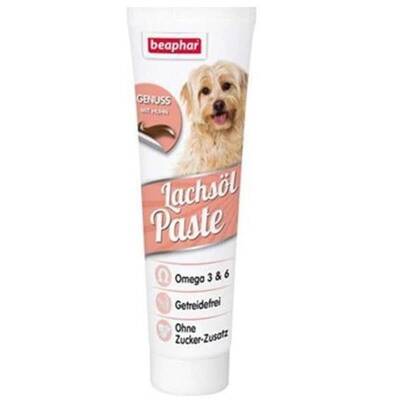 Beaphar Somonlu ve Omega 3 Destekli Köpek Vitamin Macunu 100 gr - 1