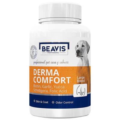 Beavis Derma Comfort Biotin İçerikli Orta ve Küçük Irk Irk Köpekler İçin Deri Bakım Tableti 50 Adet - 1