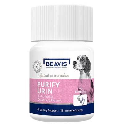 Beavis Purify Urin Köpekler İçin İdrar Yolu Sağlığı Düzenleyici Tablet 40 Adet - 1