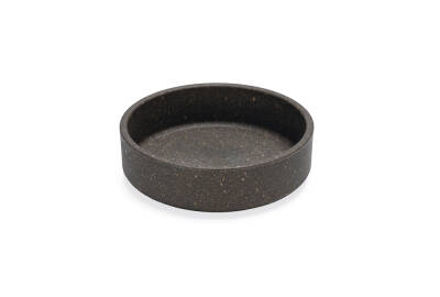 Beeztees DBL Kedi Mama Su Kabı, Bambu, Antrasit 12cm, 250ml - 1
