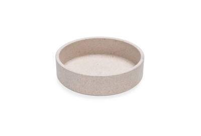 Beeztees DBL Kedi Mama Su Kabı, Bambu, Bej 12cm, 250ml - 1