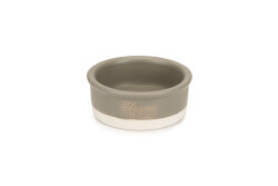 Beeztees DBL Kedi Mama Su Kabı, Seramik, Mat Gri, 12cm, 300ml - 1