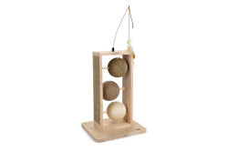 Beeztees DBL Kedi Tırmalama ve Oyuncağı, 34,5x29,5x50cm - 1