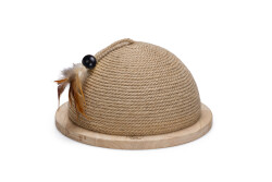 Beeztees DBL Kedi Tırmalama ve Oyuncağı, 34,5x34,5x18cm - 1