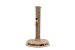 Beeztees DBL Kedi Tırmalama ve Oyuncağı, Kahverengi, 39,5x39,5x62cm - 1