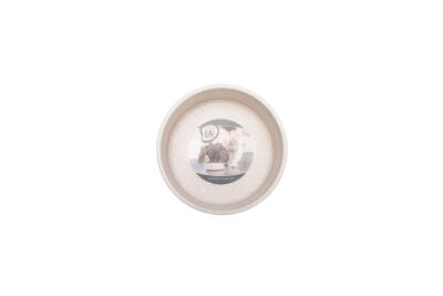 Beeztees DBL Köpek Mama Su Kabı, Bambu, Bej, 14cm, 410ml - 4