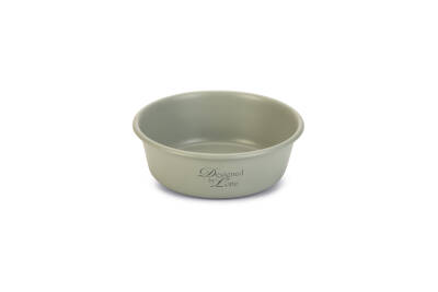 Beeztees DBL Köpek Mama Su Kabı, Mat Gri Paslanmaz Çelik, 13cm, 470ml - 1