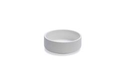 Beeztees DBL Köpek Mama Su Kabı, Seramik, Mat Beyaz, 13,5cm, 500ml - 1