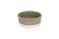Beeztees DBL Köpek Mama Su Kabı, Seramik, Mat Gri, 13cm, 160ml - 1