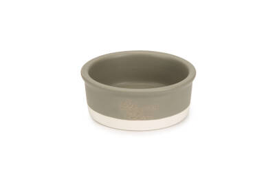 Beeztees DBL Köpek Mama Su Kabı, Seramik, Mat Gri, 13cm, 160ml - 1