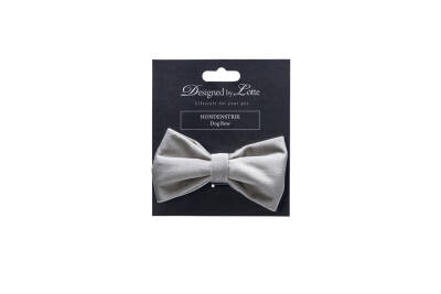 Beeztees DBL Köpek Papyonu, Kadife, Gri, 12cm - 3