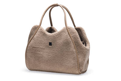 Beeztees DBL Köpek Taşıma Çantası, Yıkanabilir, 6,5Kg'ye kadar, Bej, 43x15x35cm - 2