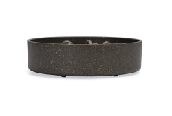 Beeztees DBL Köpek Yavaş Besleme Mama Kabı, Bambu, Antrasit, 17cm, 800ml - 5