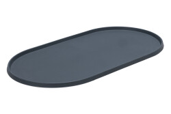 Beeztees DBL Mama Su Kabı Servisi, Silikon, Kaymaz, Antrasit, 55x30x1,7cm - 1