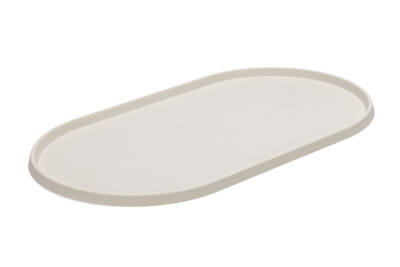 Beeztees DBL Mama Su Kabı Servisi, Silikon, Kaymaz, Bej, 45x25x1,5cm - 1