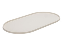 Beeztees DBL Mama Su Kabı Servisi, Silikon, Kaymaz, Bej, 55x30x1,7cm - 1