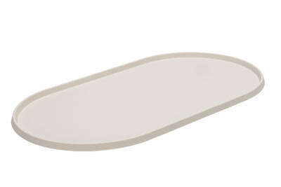 Beeztees DBL Mama Su Kabı Servisi, Silikon, Kaymaz, Bej, 55x30x1,7cm - 1