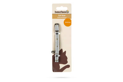 Beeztees Kedi Boyun Tasması, Fosforlu Beyaz, 20-29cm - 2
