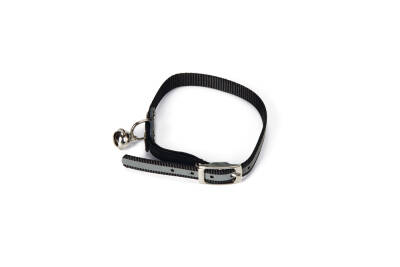 Beeztees Kedi Boyun Tasması, Fosforlu Siyah, 24,5-29,5cm - 1