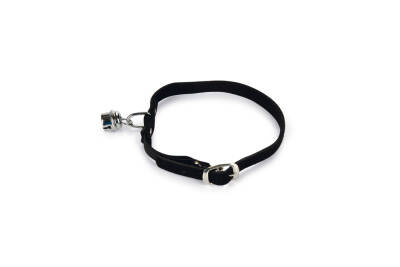 Beeztees Kedi Boyun Tasması, Süet, Siyah, 24-29cm - 1